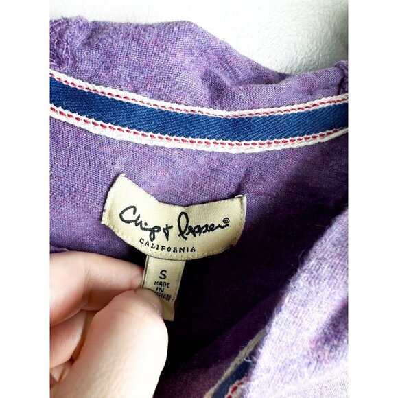 Chip + Pepper Ombre Pullover Hoodie Purple Small Womens Oversized - Picture 4 of 5